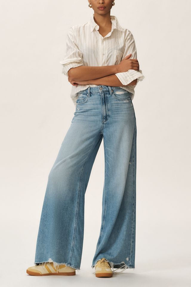 PAIGE Portia High-Rise Wide-Leg Jeans #2