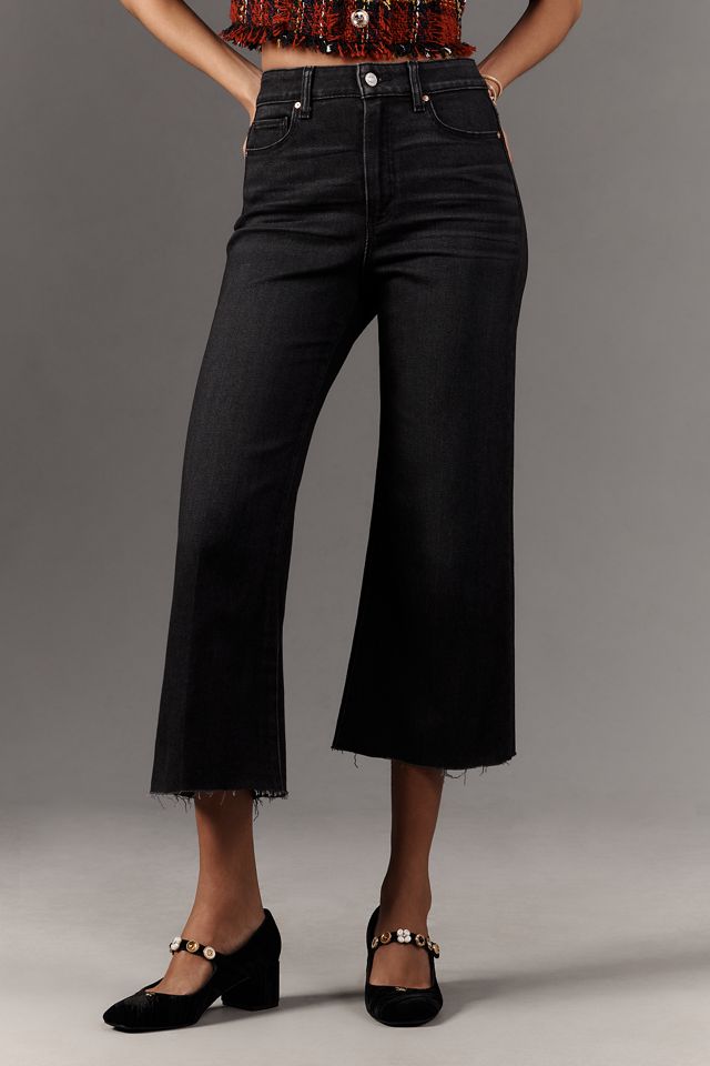 PAIGE Anessa Petite High-Rise Wide-Leg Jeans #1