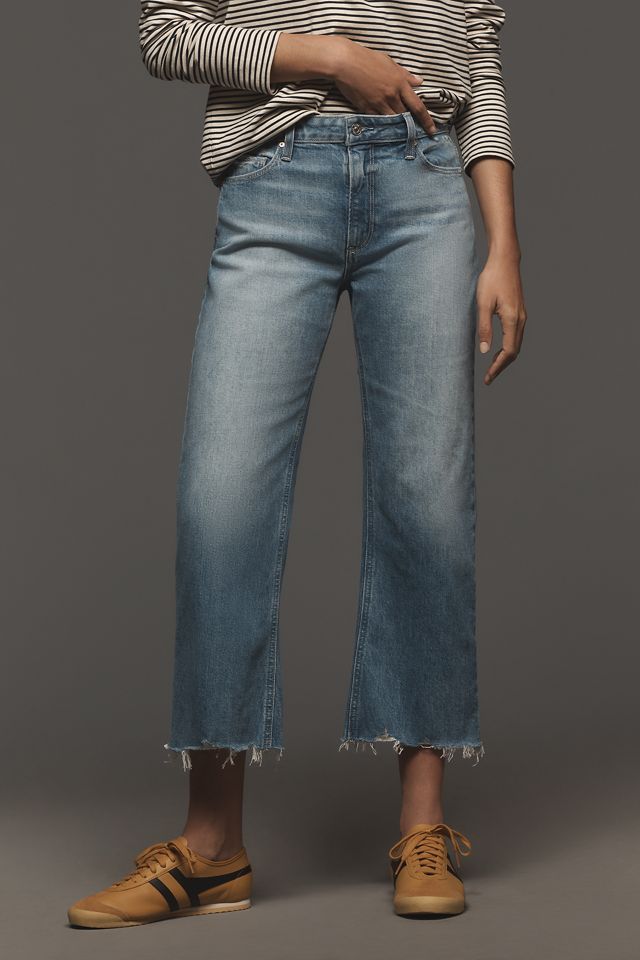 PAIGE Leenah High-Rise Straight-Leg Ankle Jeans #1