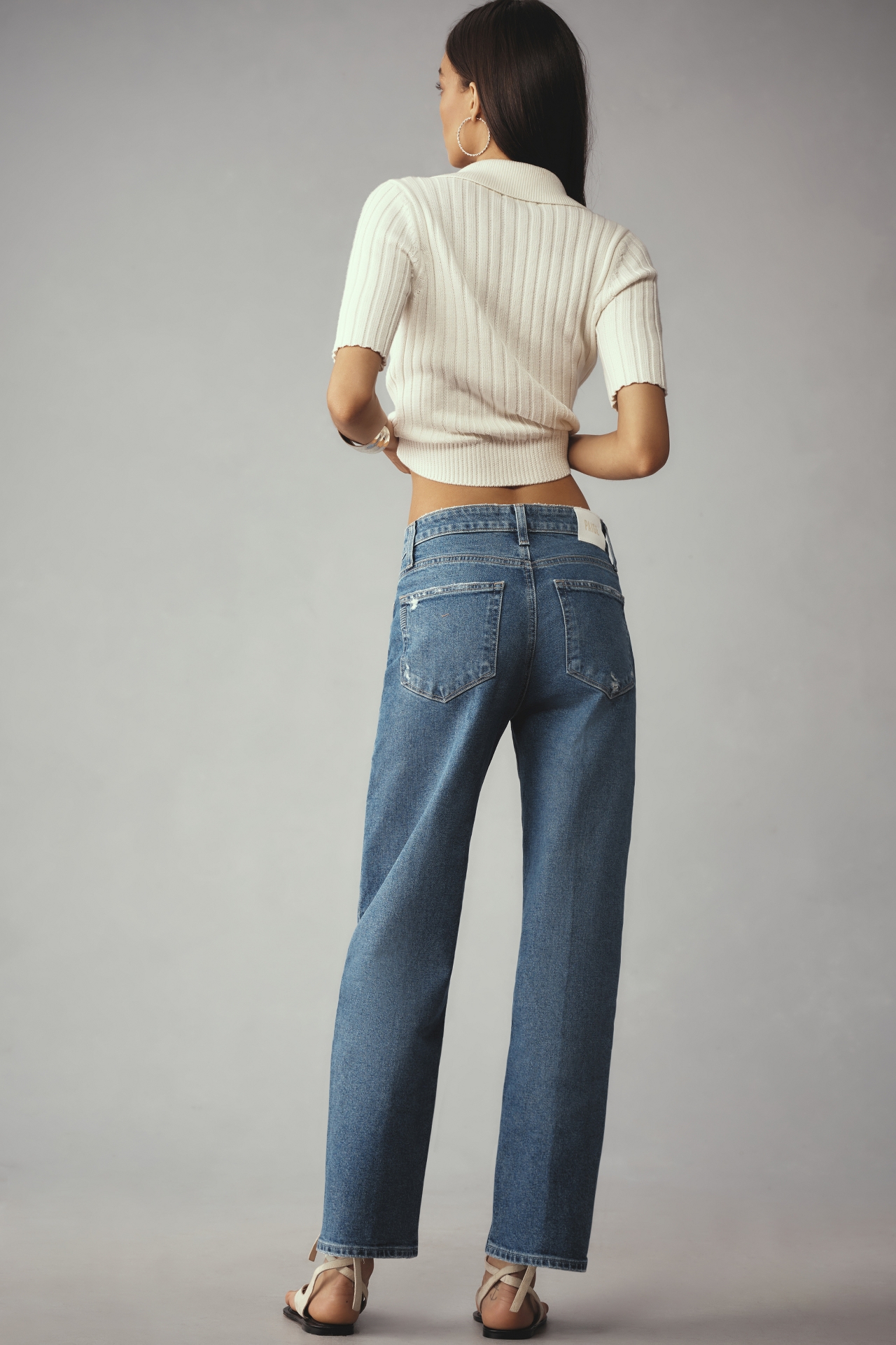 PAIGE Alexis High-Rise Tapered Jeans