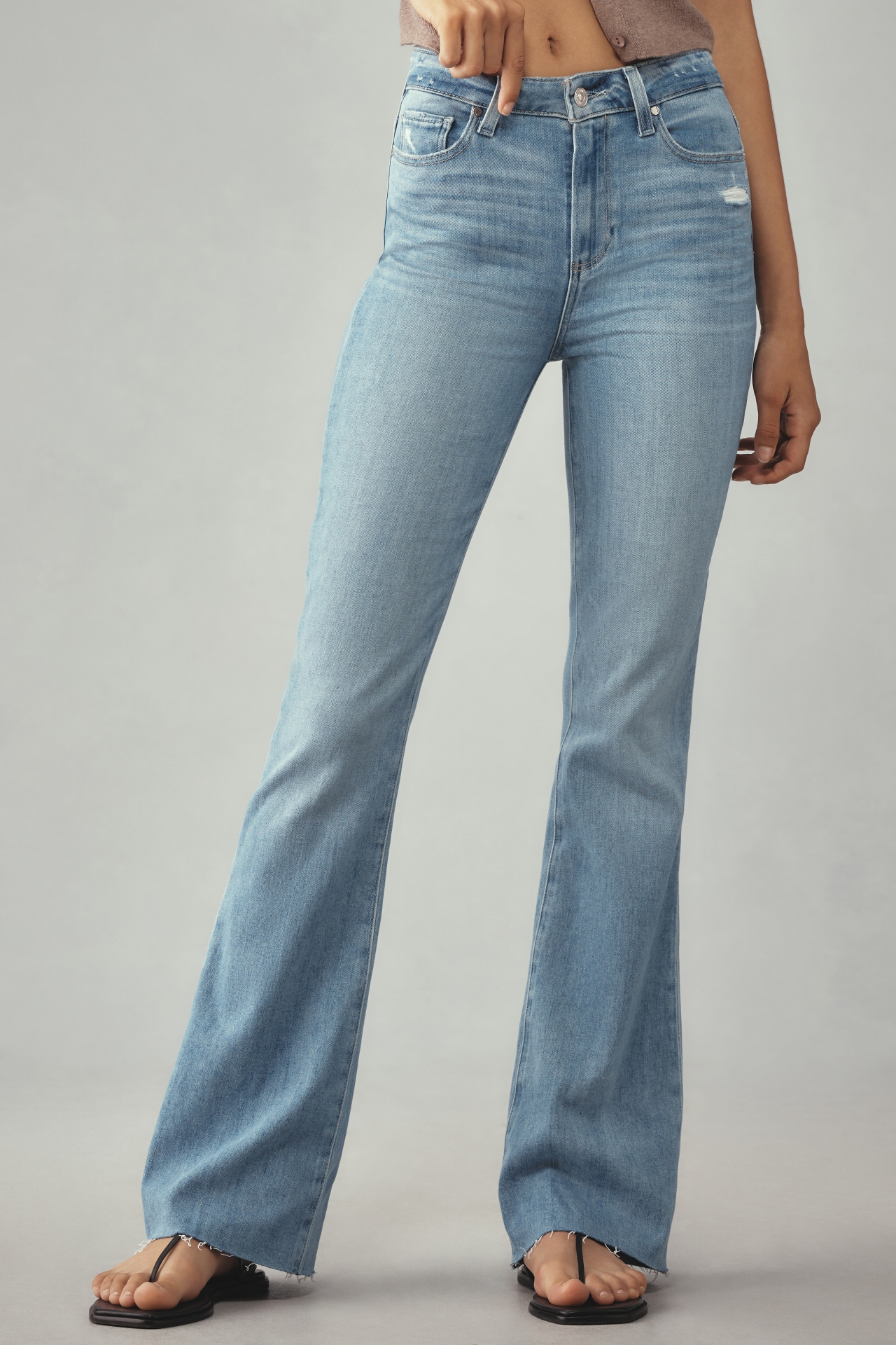 PAIGE Laurel Canyon High-Rise Boot Jeans