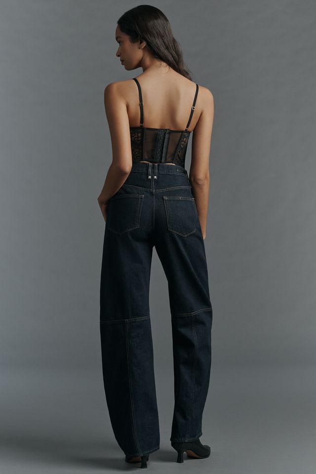 PAIGE Arellia High-Rise Workwear Barrel Jeans #4