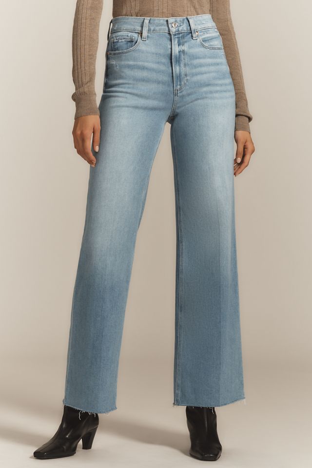PAIGE Anessa High-Rise Wide-Leg Jeans #1