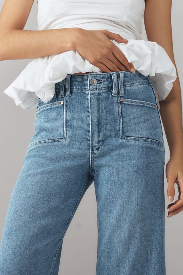 PAIGE Anessa High-Rise Crop Wide-Leg Jeans #2
