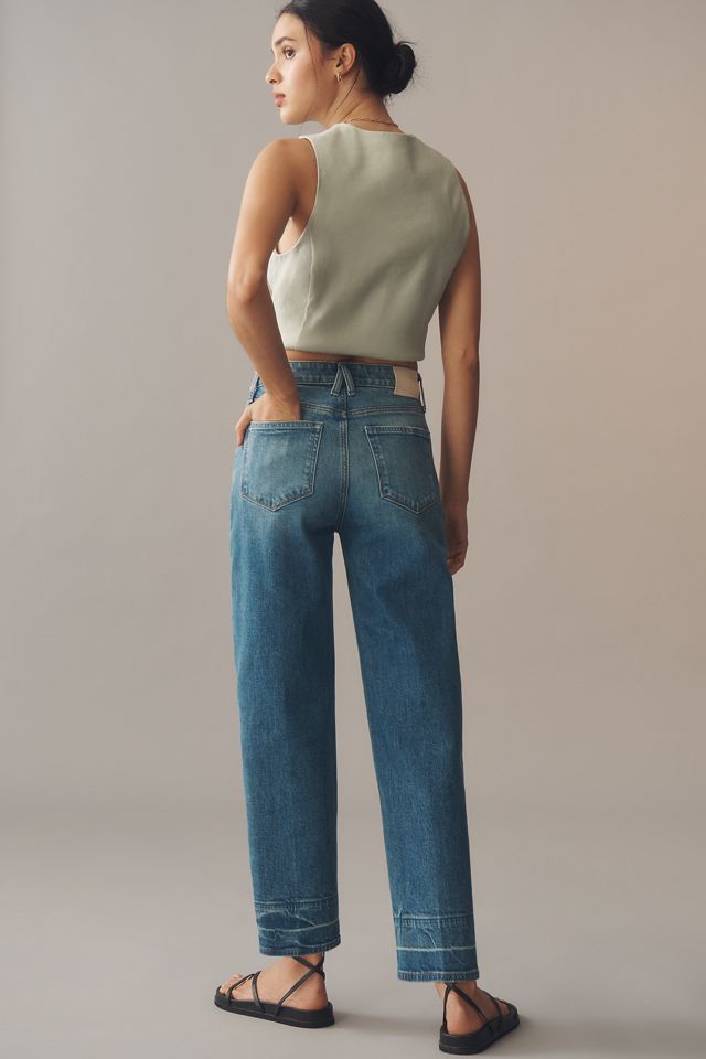 PAIGE Alexis Western Pocket High-Rise Tapered Jeans #3