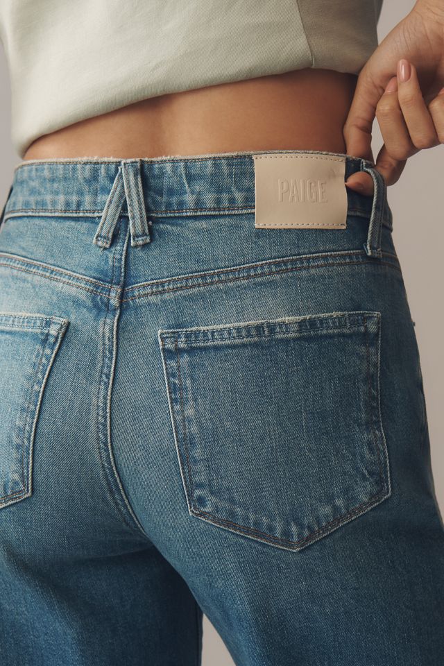 PAIGE Alexis Western Pocket High-Rise Tapered Jeans #4