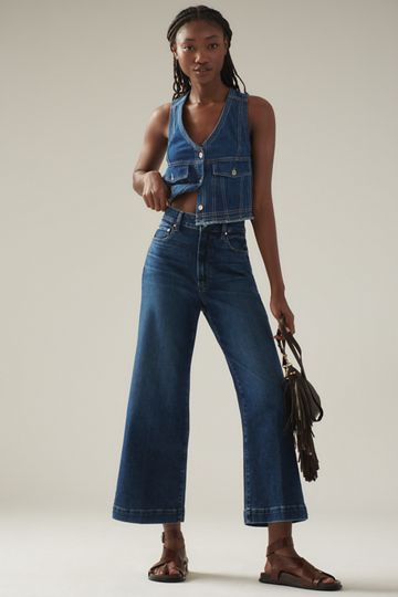 Pilcro Amira Denim Swing Blouse