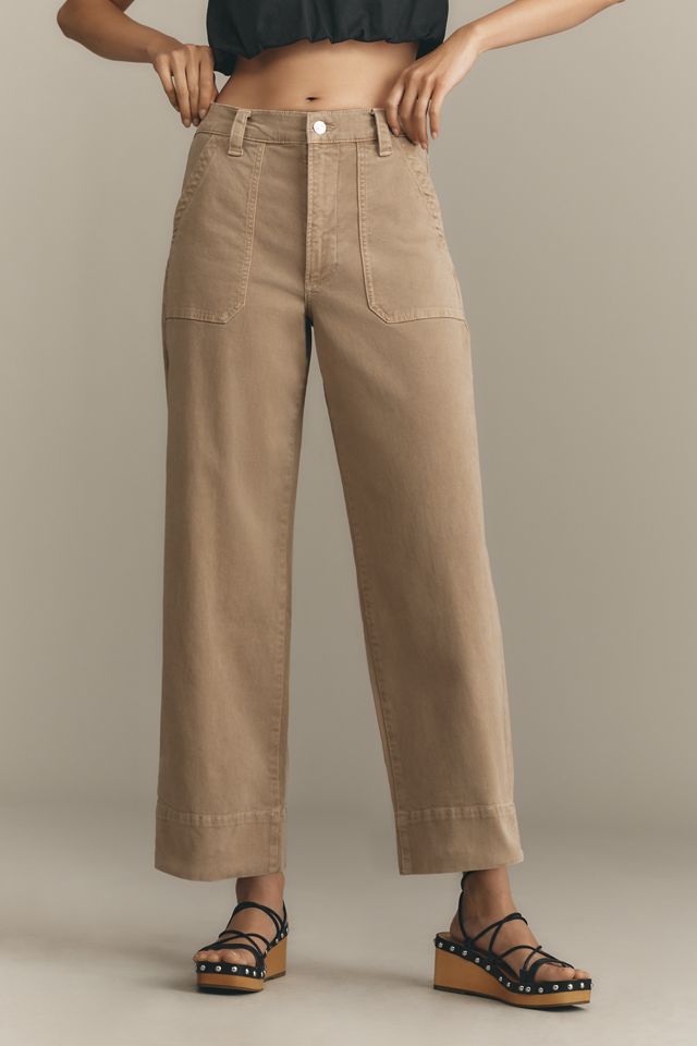PAIGE Cameron Utility High-Rise Ankle Jeans #1