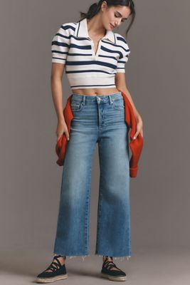 PAIGE Anessa High-Rise Crop Wide Leg Jeans
