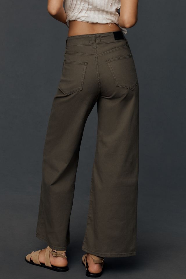 PAIGE Ari Tie-Waist High-Rise Wide-Leg Jeans #2