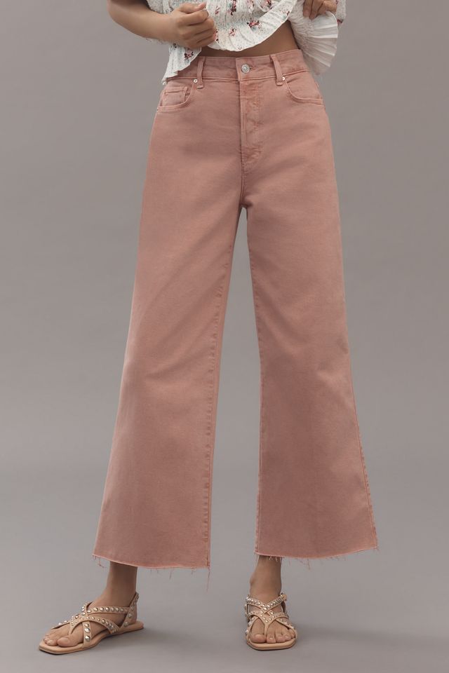 PAIGE Anessa High-Rise Crop Wide-Leg Jeans #1