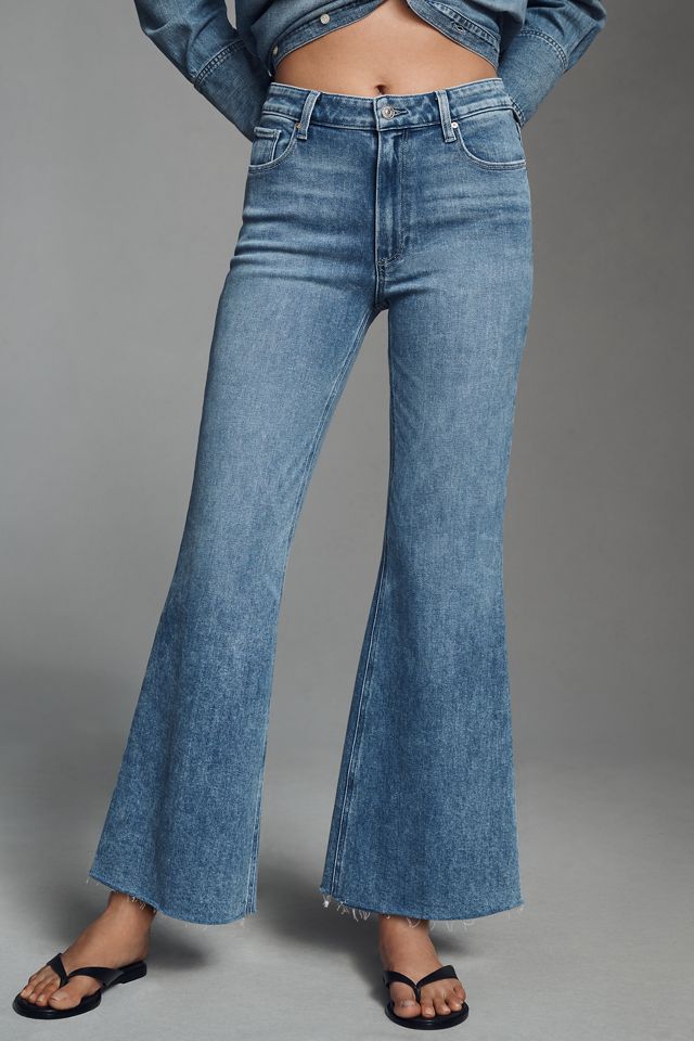 PAIGE Marlow Skimmer High-Rise Flare Jeans #1