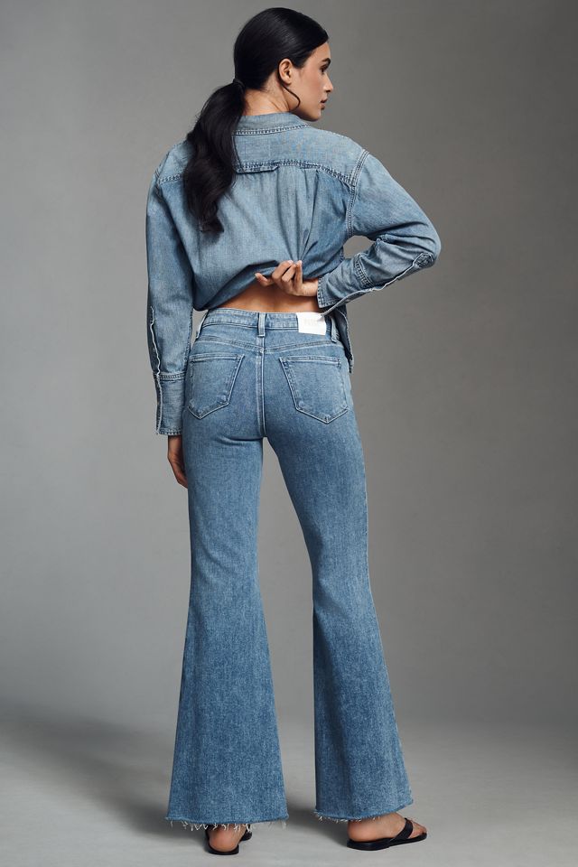 PAIGE Marlow Skimmer High-Rise Flare Jeans #3