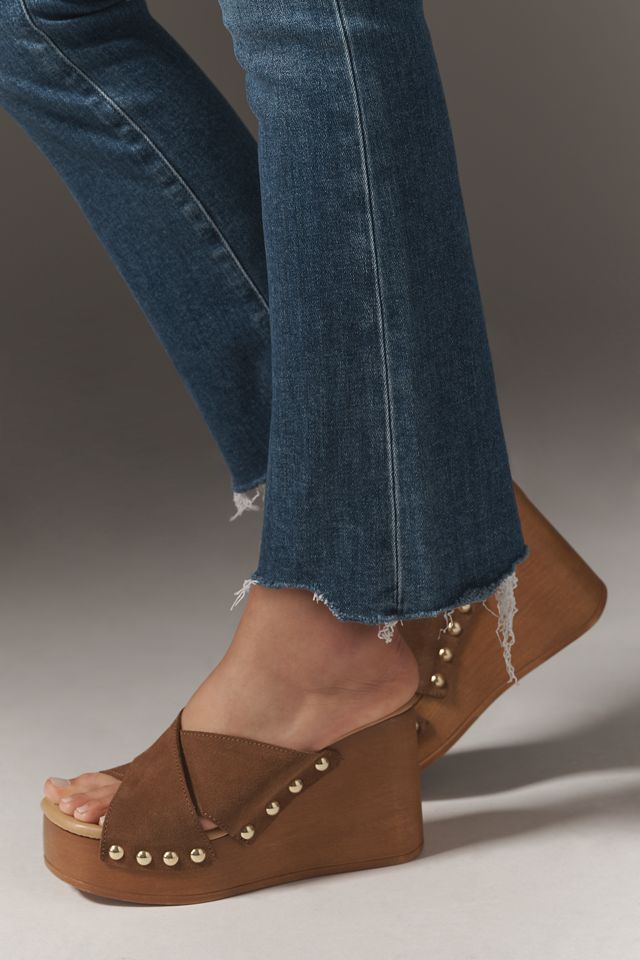 PAIGE Colette High-Rise Raw-Hem Crop Flare Jeans #3