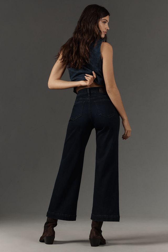 PAIGE Anessa High-Rise Crop Wide-Leg Jeans #2