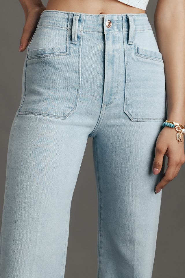 Paige Anessa High-Rise Wide Leg Jeans #3