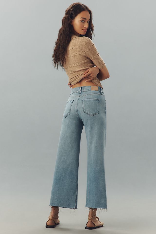 PAIGE Anessa Crop High-Rise Wide-Leg Jeans #4