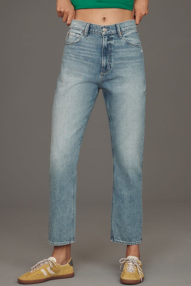 PAIGE Billy High-Rise Straight-Leg Crop Jeans #1
