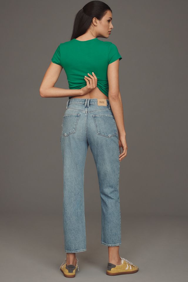 PAIGE Billy High-Rise Straight-Leg Crop Jeans #3