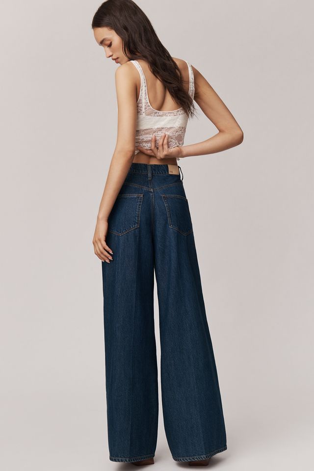 PAIGE Cameron High-Rise Wide-Leg Jeans #2