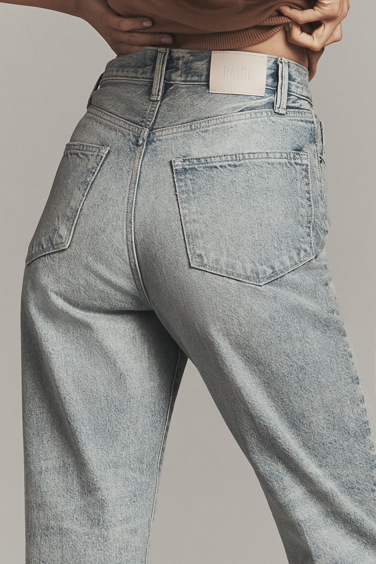 PAIGE The Sawyer High-Rise Straight-Leg Jeans