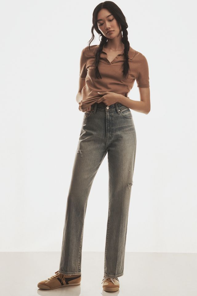 PAIGE The Sawyer High-Rise Straight-Leg Jeans #2