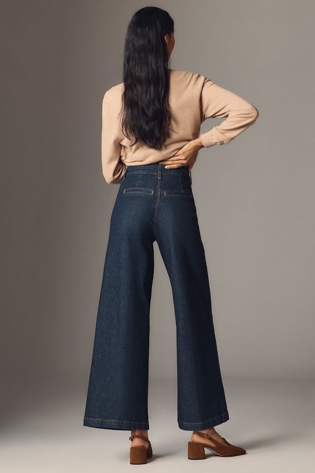 PAIGE Harper High-Rise Wide-Leg Jeans #2