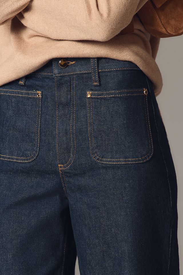 PAIGE Harper High-Rise Wide-Leg Jeans #3