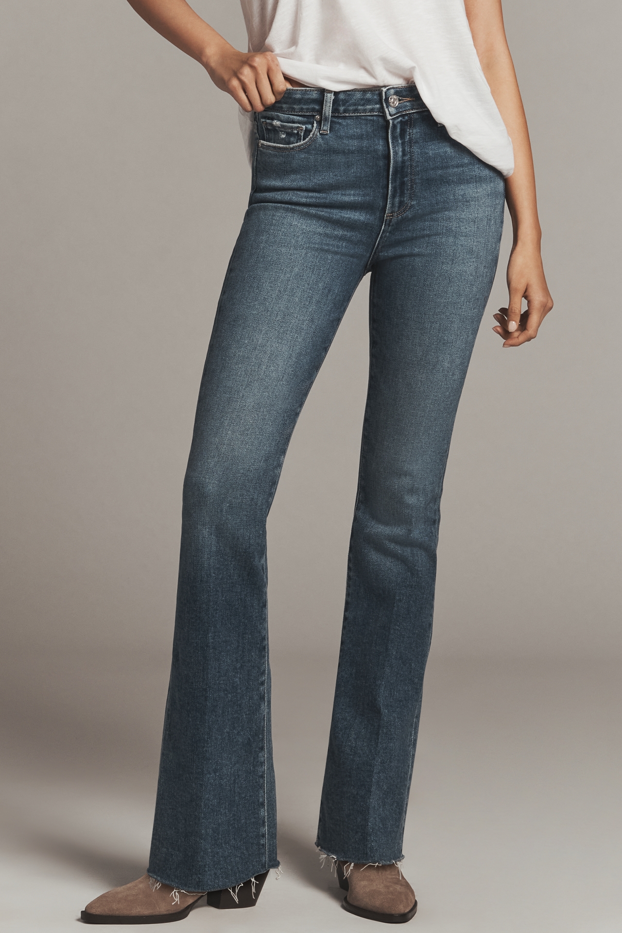 PAIGE Laurel Canyon High-Rise Flare Jeans