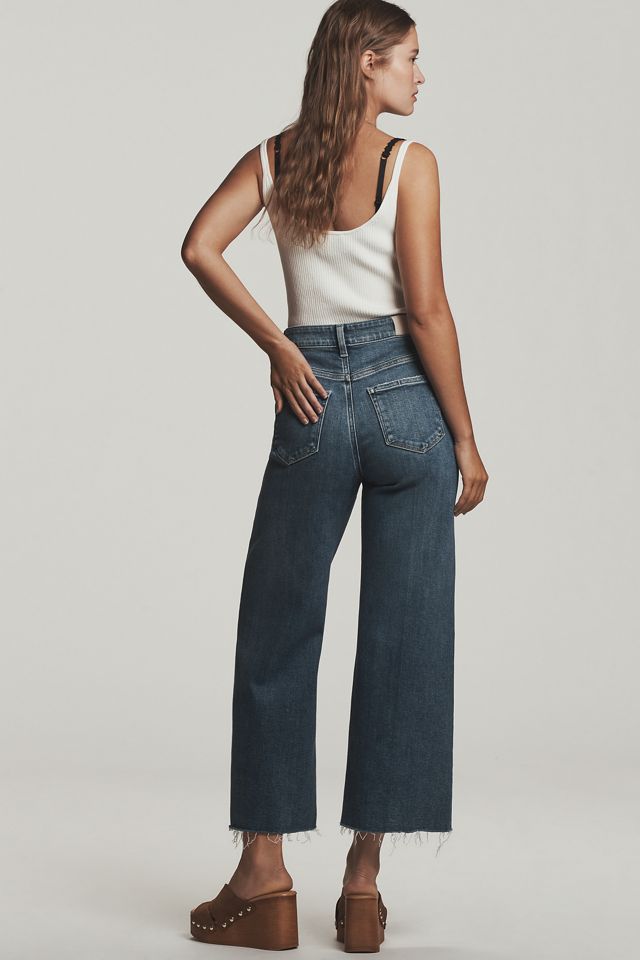 PAIGE Anessa High-Rise Crop Wide Leg Jeans #2