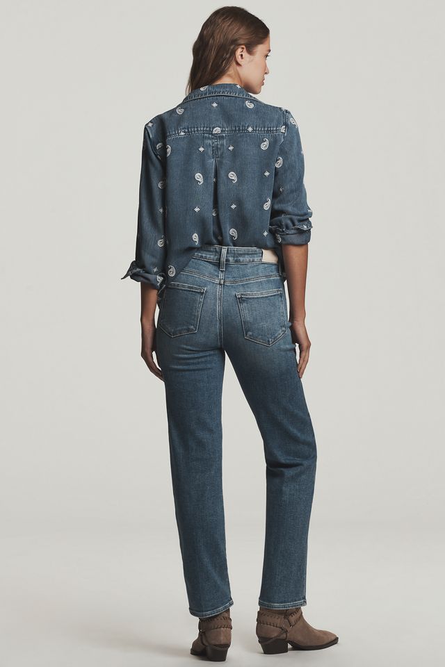 PAIGE Mason Mid-Rise Relaxed Straight-Leg Jeans #2