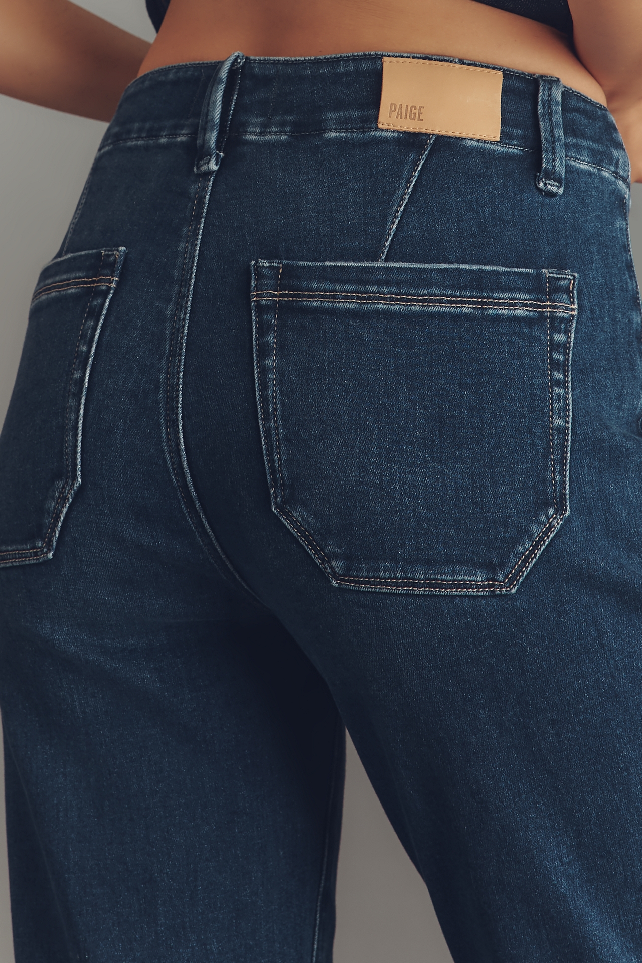 PAIGE Mayslie Mid-Rise Straight-Leg Jeans