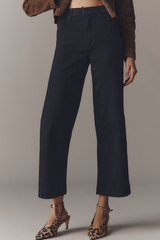 PAIGE Anessa High-Rise Crop Wide-Leg Jeans #1