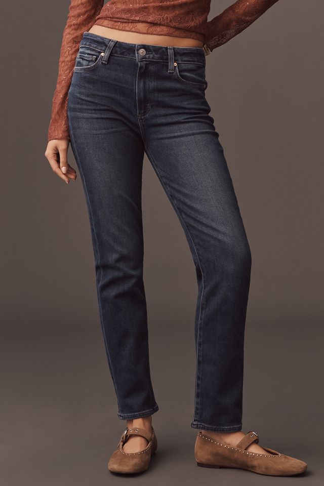 PAIGE Cindy High-Rise Straight-Leg Jeans #1