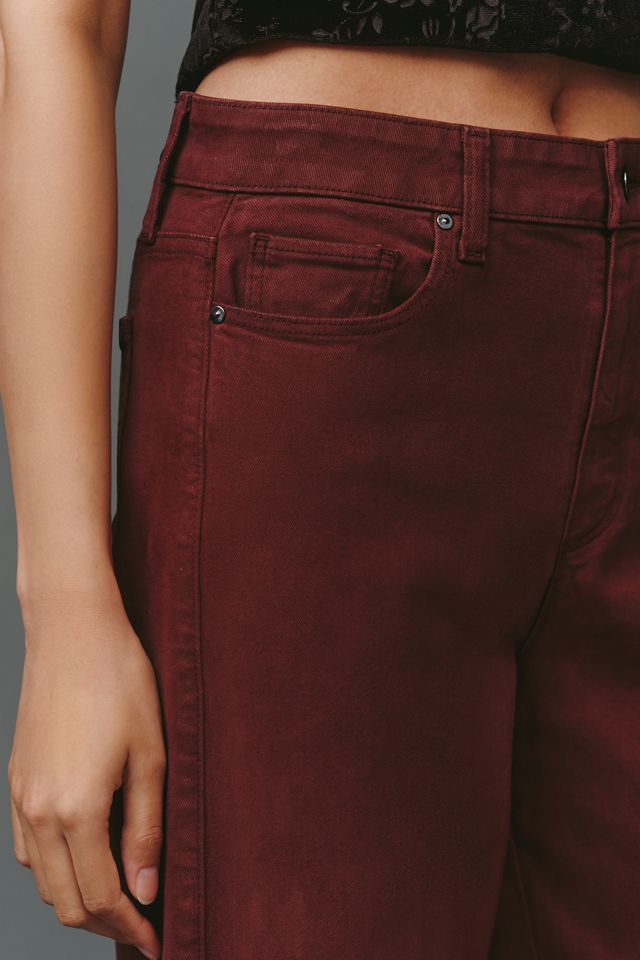 PAIGE Anessa High-Rise Wide-Leg Raw-Hem Jeans #2