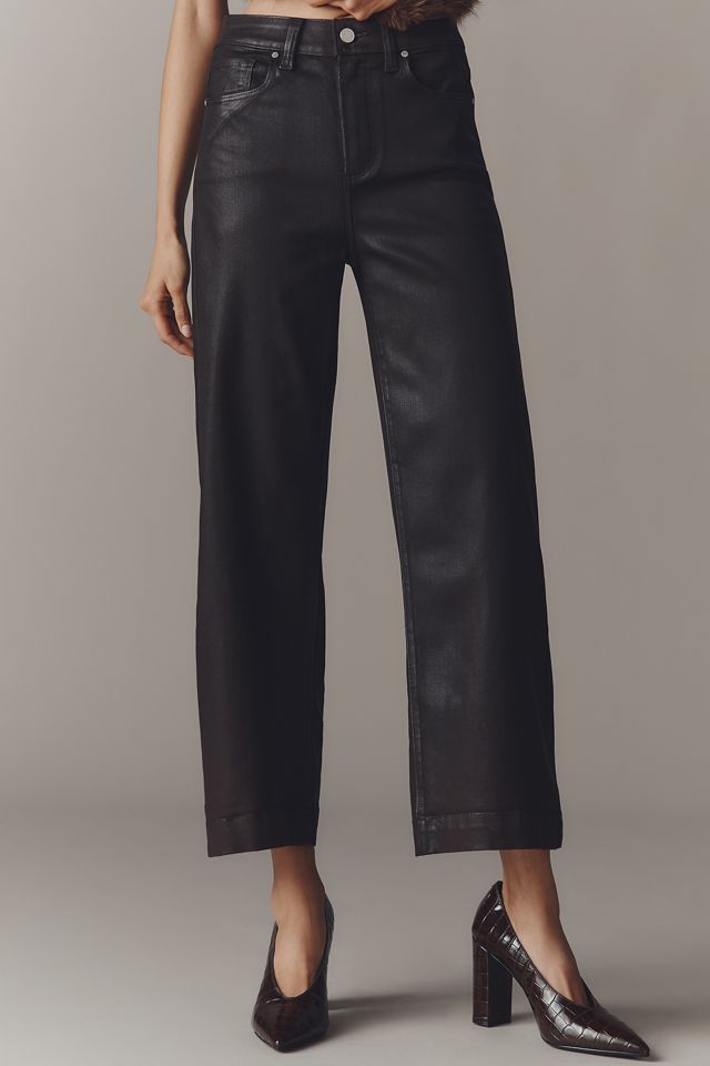 PAIGE Anessa High-Rise Crop Wide-Leg Jeans #1