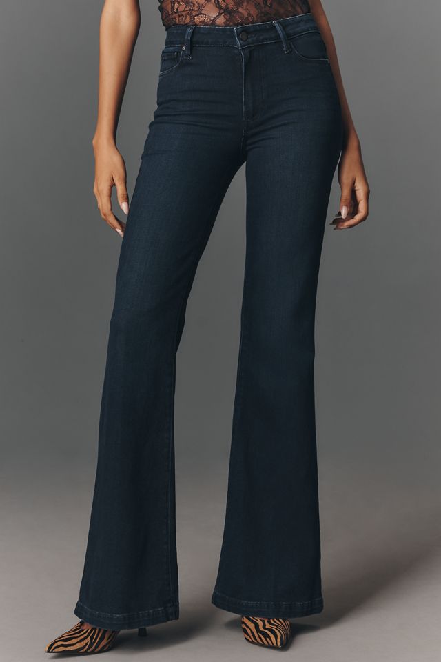 PAIGE Genevieve High-Rise Flare Jeans #1