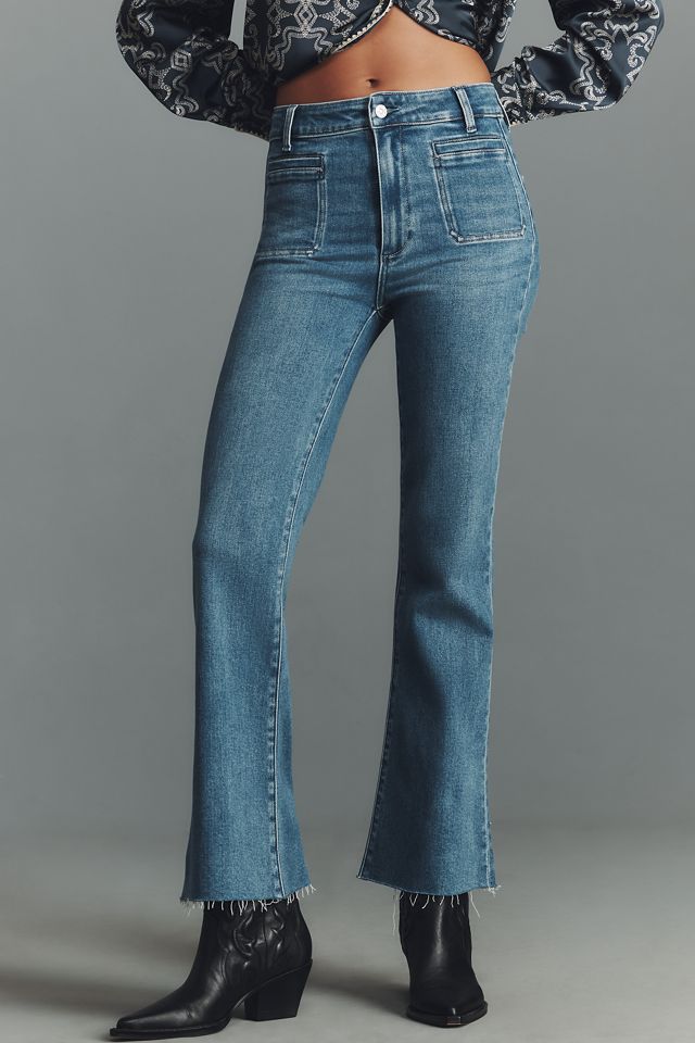 PAIGE Marlow Skimmer Mid-Rise Flare Jeans #1