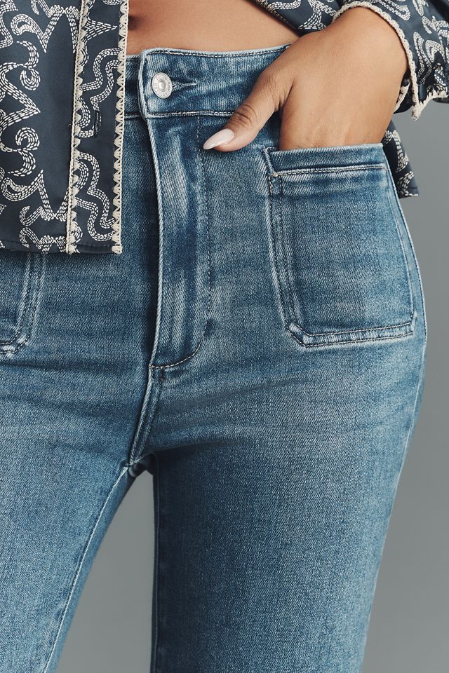 PAIGE Marlow Skimmer Mid-Rise Flare Jeans #3