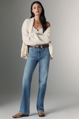 PAIGE Stevie High-Rise Straight-Leg Jeans