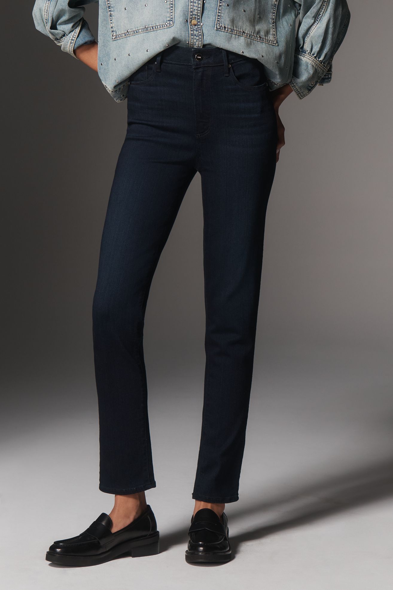 PAIGE Gemma High-Rise Skinny Jeans