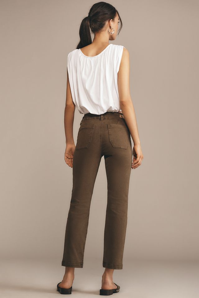 PAIGE Mayslie Mid-Rise Straight-Leg Jeans #2