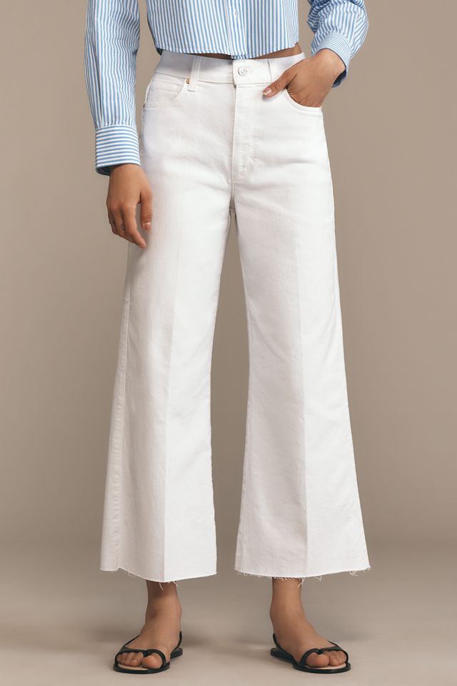 PAIGE The Anessa High-Rise Crop Wide-Leg Jeans #1