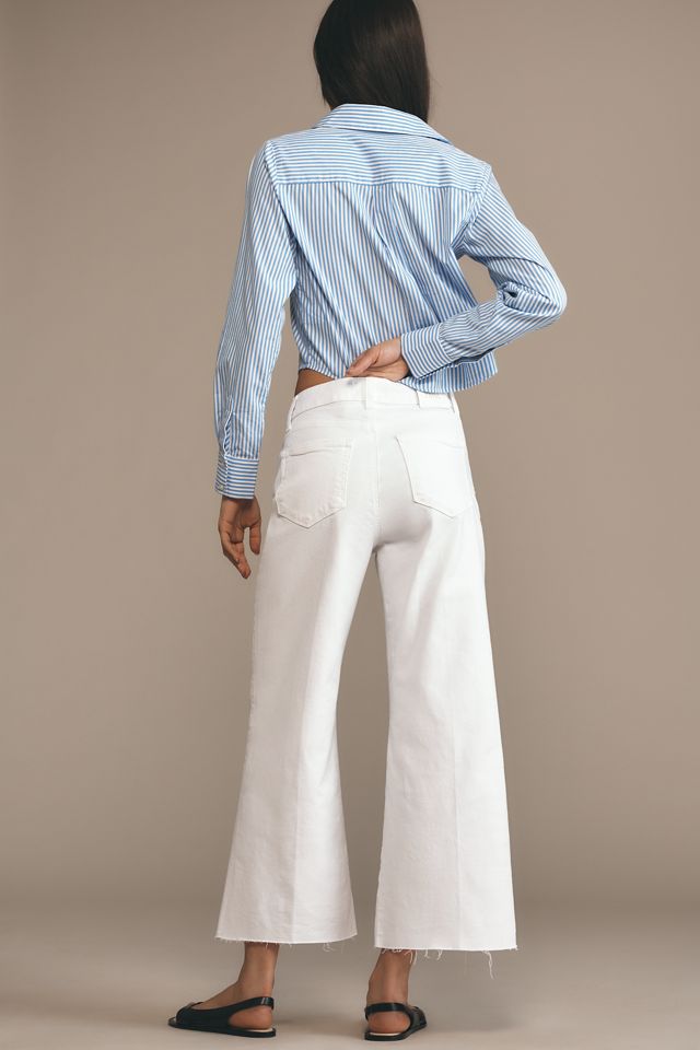 PAIGE The Anessa High-Rise Crop Wide-Leg Jeans #2