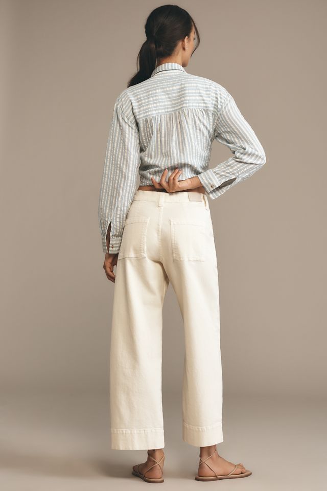 PAIGE Cameron High-Rise Wide-Leg Jeans #2