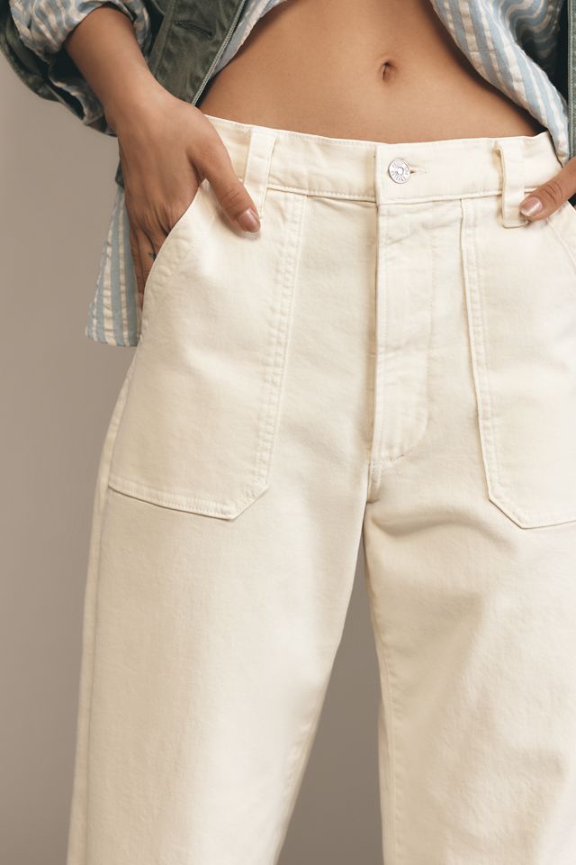 PAIGE Cameron High-Rise Wide-Leg Jeans #3