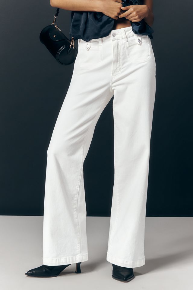 PAIGE Anessa High-Rise Wide-Leg Jeans #4