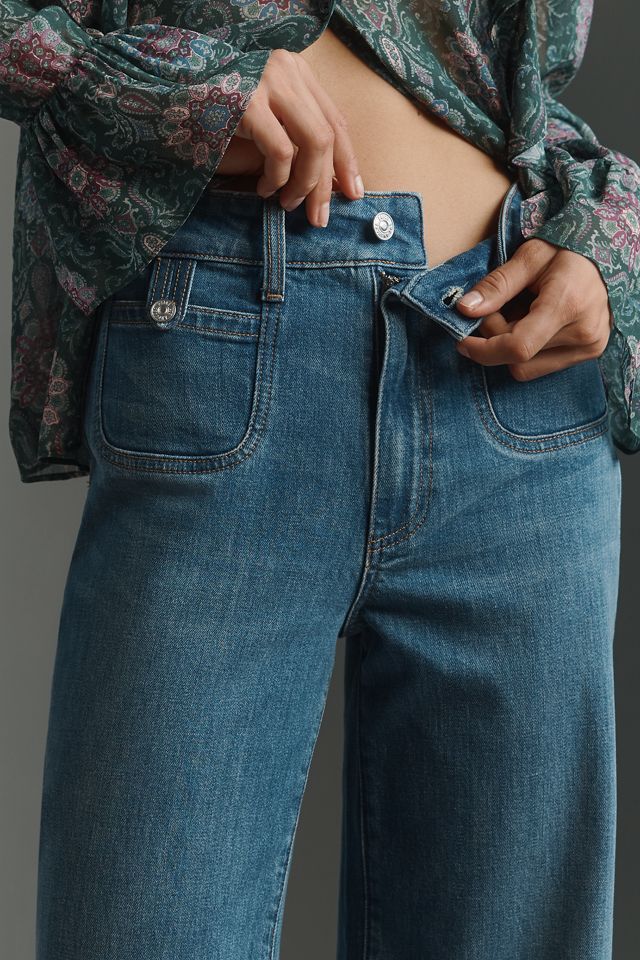 PAIGE Anessa High-Rise Wide-Leg Jeans #2