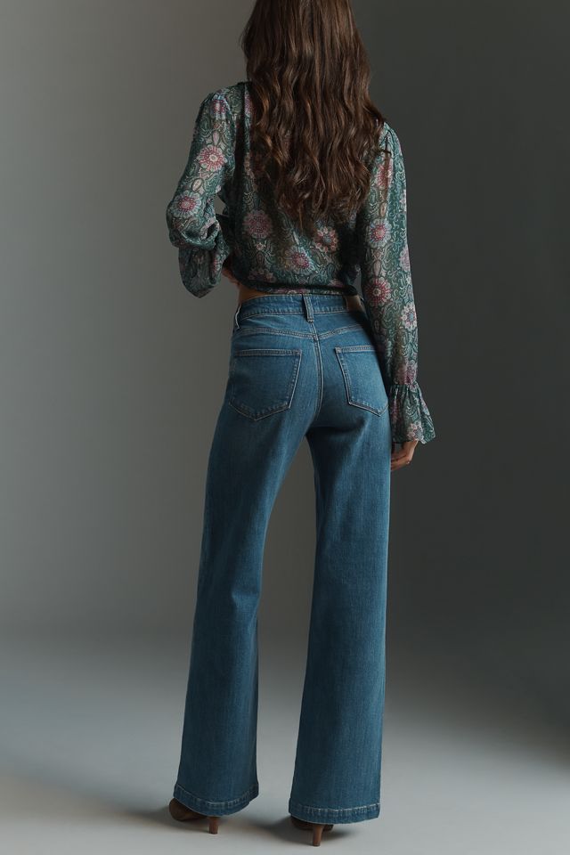 PAIGE Anessa High-Rise Wide-Leg Jeans #3