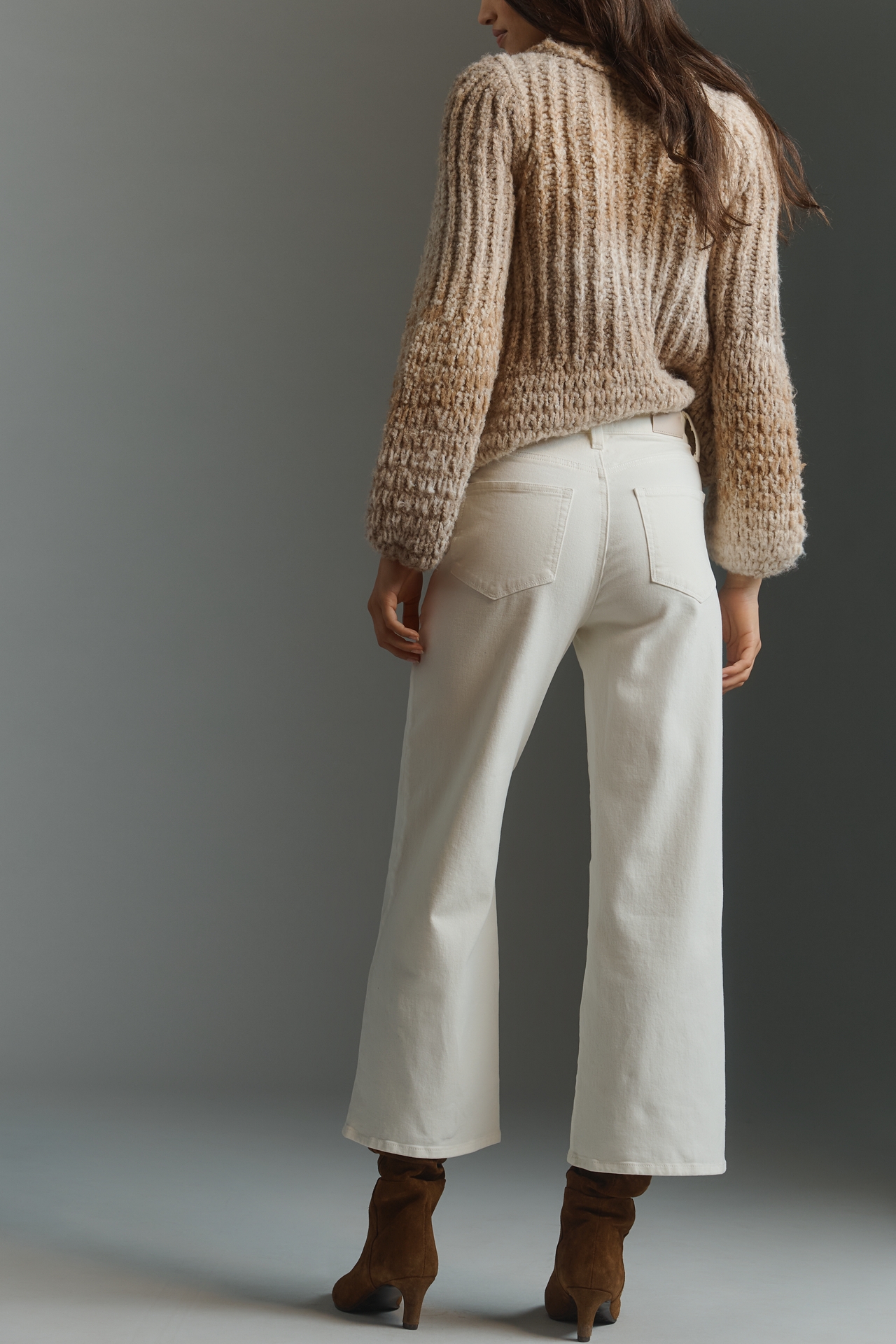 PAIGE Anessa Quincy High-Rise Crop Wide-Leg Jeans